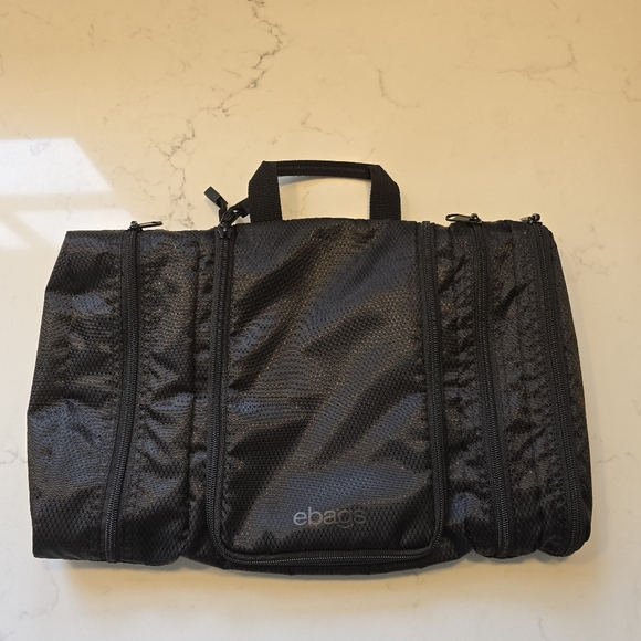 Ebags Pack-It-Flat Hanging Toiletry Bag Black - Picture 8 of 9
